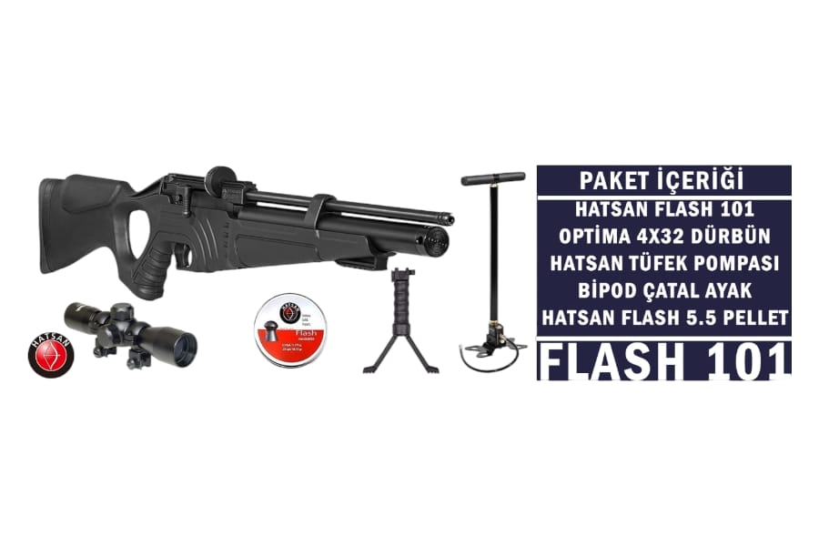 HATSAN FLASH 101 ( HEDİYELİ ) PCP TÜFEK